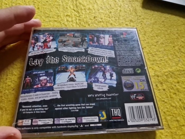 Smack Down PlayStation1 Ps1 PlayStation2 Ps2 Games Original