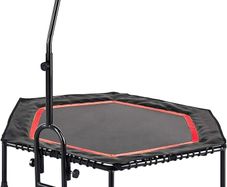 FREE EXPRESS SHIPPING Fit Indoor Fitness Trampoline with Handlebar
