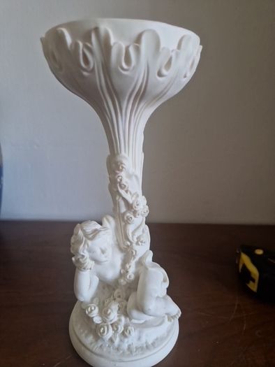 vintage resin cherub . . italian