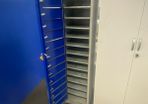 Mobile phone secure charger cabinet
