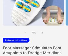 Foot massager stimulator
