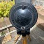 Vintage Industrial Theater Spotlight Floor Lamp on Wooden Tripod  Re-wired Image 7