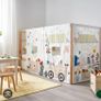 Ikea kura bed with mattress and accessories Image 4