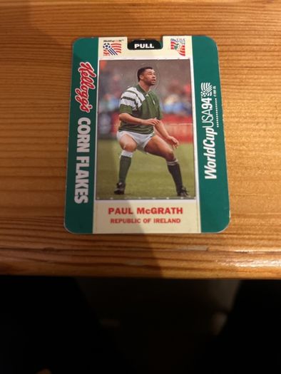 World Cup USA 94 - kellogg's corn flakes card collection