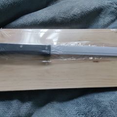 Wood Chopping Cutting  Board and sharp cutting knife - Brand New in packaging