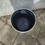 Brushed aluminium plant pot Image 2