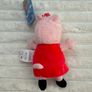 Peppa Pig Clip On Mini Puppet Keychain Plush Soft Toy approx. 18cm. Dirty Please see photos Image 5