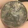 1865 Half Penny Victoria Nice grade Post included Image 2