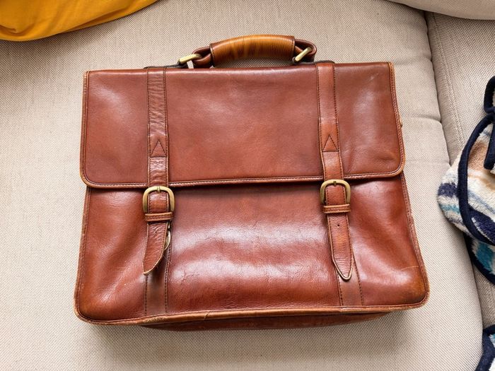 leather laptop bag