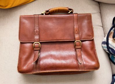 leather laptop bag