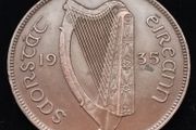 [#2642] - Ireland 1935 | Irish 1d | Irish One Penny | KM.3 | High Grade