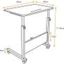 Laptop Table Height Adjustable 60x40 - Free Delivery Nationwide Image 7