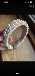 Pearl encrusted headband