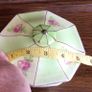 Vintage 1930s Art Deco Green floral ceramic soap dish Image 9