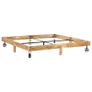 Bed Frame Solid Mango Wood 200x200 cm Image 8