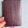 Vogue Italy leather passport case brown Image 5