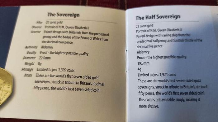 2021 Decimalisation 50th Anniversary Gold Sovereign Prestige Set