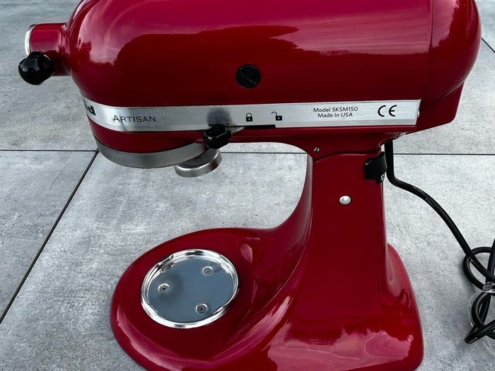 KitchenAid Artisan 5KSM150PSBER 4.8L Stand Mixer Empire Red 300W Tested Working