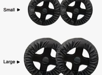 4pcs Set of Stroller Wheel Covers