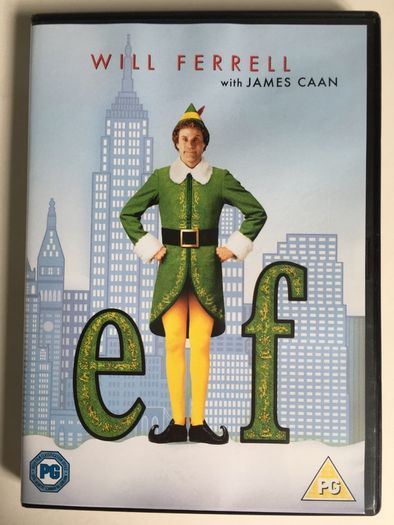 Elf [2003] Will Farrell, James Caan, Zooey Deschanel, Mary Steenburgen, Ed Asner & Bob Newhart  [Movie DVD]
