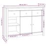 Sideboard Solid Wood Pine Image 7