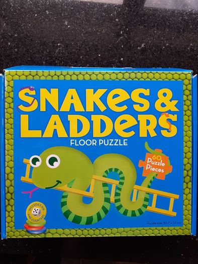 Kids Snakes and Ladders Floor Jigsaw
