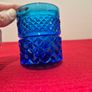 Vintage Anchor Hocking Blue Wexford Tumblers Set of 6 Image 6