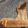 Rustic Driftwood Floating Corner Shelf Image 10