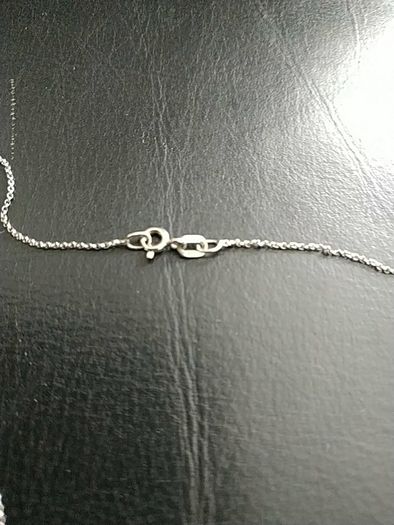 Silver chain.