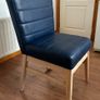 Modern Navy Blue Desk Chair Image 2