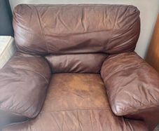 Used 5 Seat Leather Living Room Set