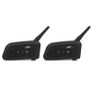 2pcs 1200m Bluetooth3.0 Intercom Motorcycle Motorbike Motor Cycle Bike Helmet Interphone Interphone Headset Microphone Image 2