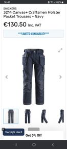 BRAND NEW Snickers trousers