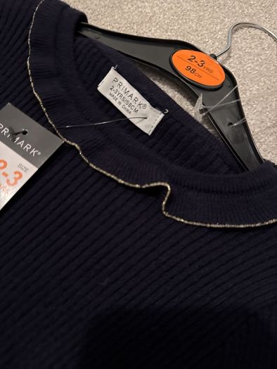 New baby dress navy size 2-3 years old
