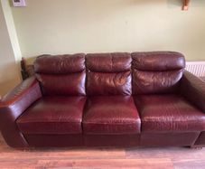 Leather sofa