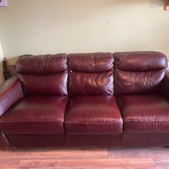 Leather sofa