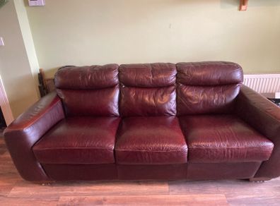 Leather sofa