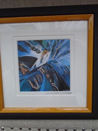 Painting, Pastel on paper, Home decor, art.