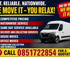 man with a van/ nationwide courier service