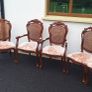 Inlaid Italian Rosewood Dining Room set Image 9