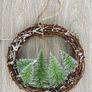 Battery Powered Woodland Tree Light Up Wreath Image 3