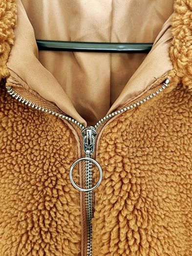 Primark Cozy Teddy Fleece Zip-Up Jacket (Size S)