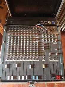 Allen and Heath PA12 Mixing Desk. In perfect condition. Comes with In Flight Case and wired for Power Supply