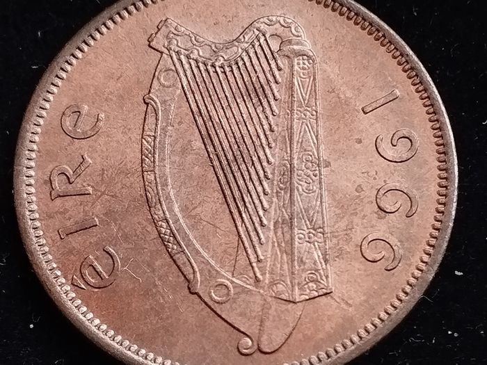 Ireland - 1966 - Half Penny - Sow - UNC - KM.10 - [2029]