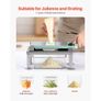 Vegetable Chopper Mandoline Slicer, All-in-1 Food Veggie Cutter with 9 Stainless Steel Blades, Cheese Grater Onion Potato Dicer with Container,Salad Spiralizer Kitchen Gadgets&Essentials Image 6