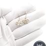 925 Vintage Sterling Silver Bowtie Earrings Image 6