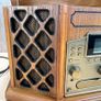 Neostar Deluxe Nostalgic Music Centre Wooden Box Vinyl Cd Cassette Radio Image 3