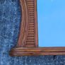 Mid-century bamboo overmantle Image 2