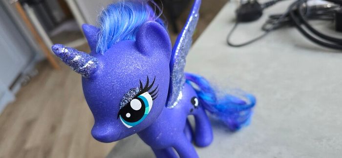 Luna Nightmare Moon Sparkle Glitter HTF 6 Inch Brushable MLP G4 My Little Pony 2016