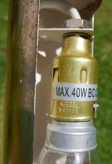 Vintage Brass Picture Light Lamp